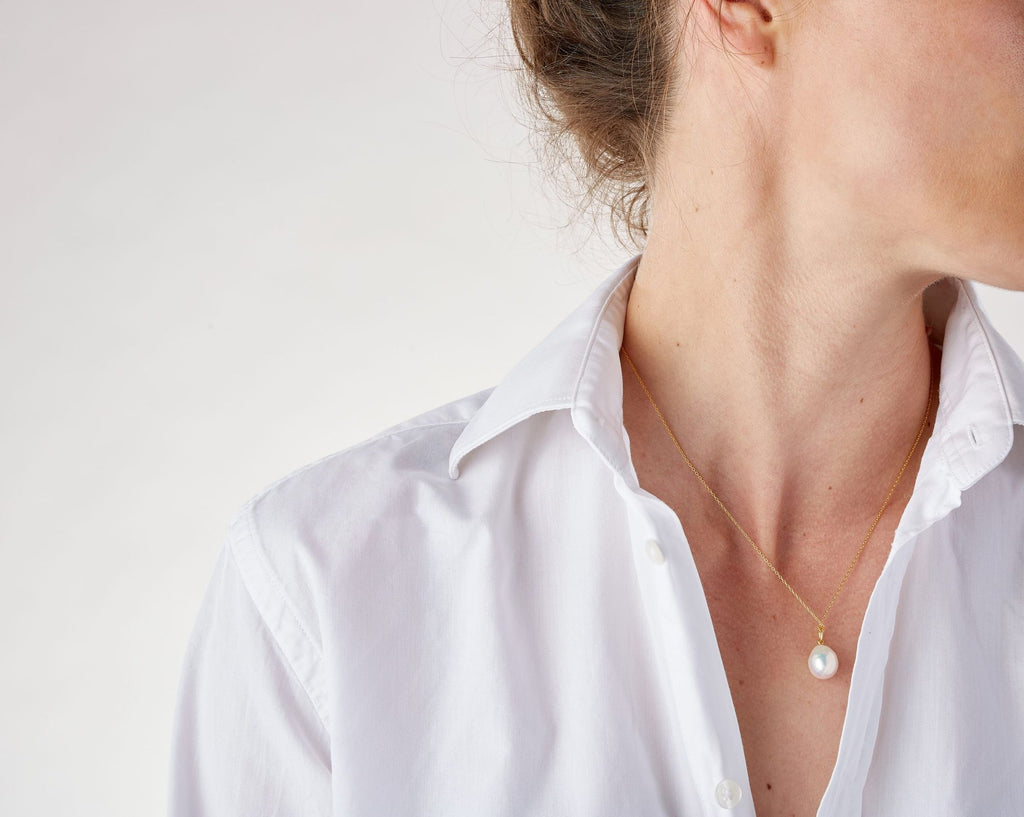 Baroque Charm Forgyldt Vedhæng m. Perle