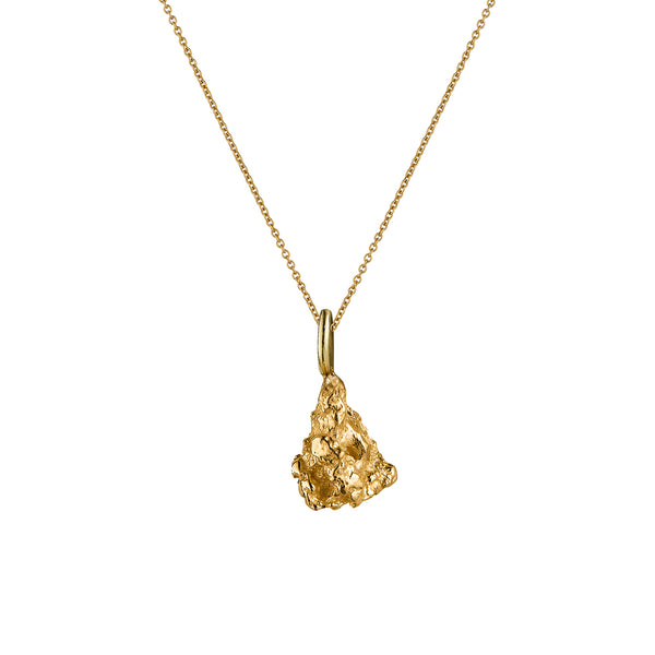 Nugget 9K Gold Necklace