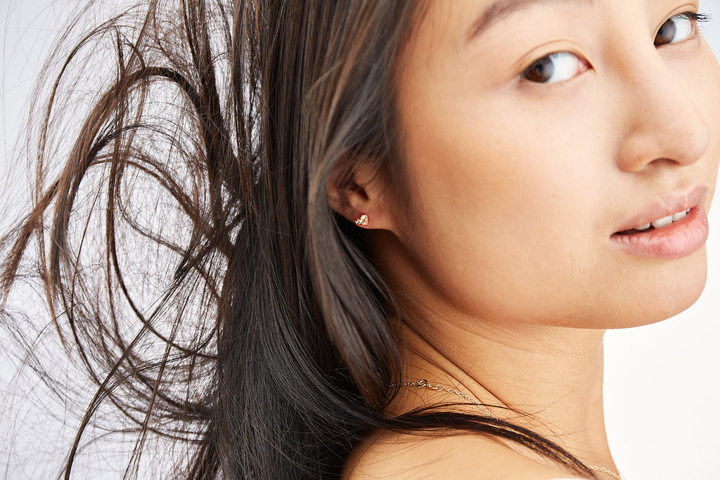 Nugget 9K Gold Studs