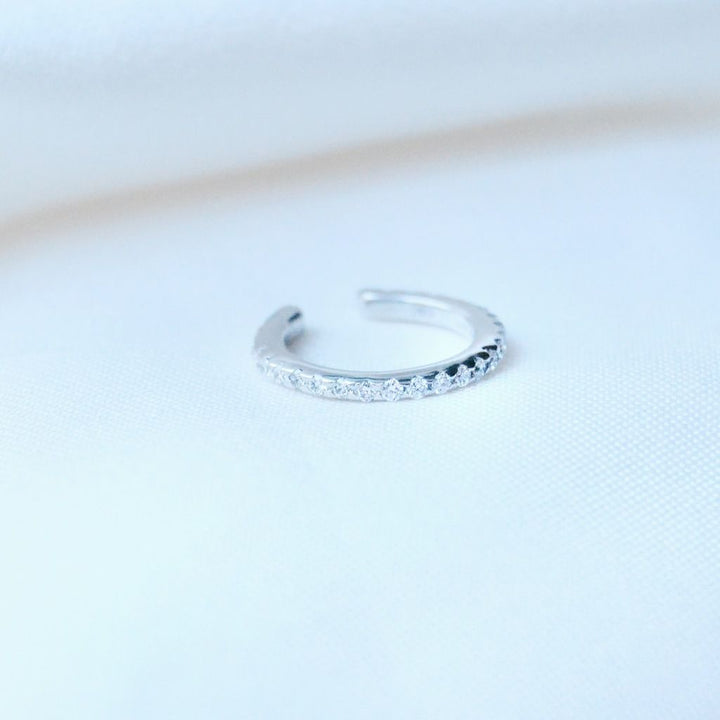 Maja 14K Gold Ear Cuff w. Diamonds