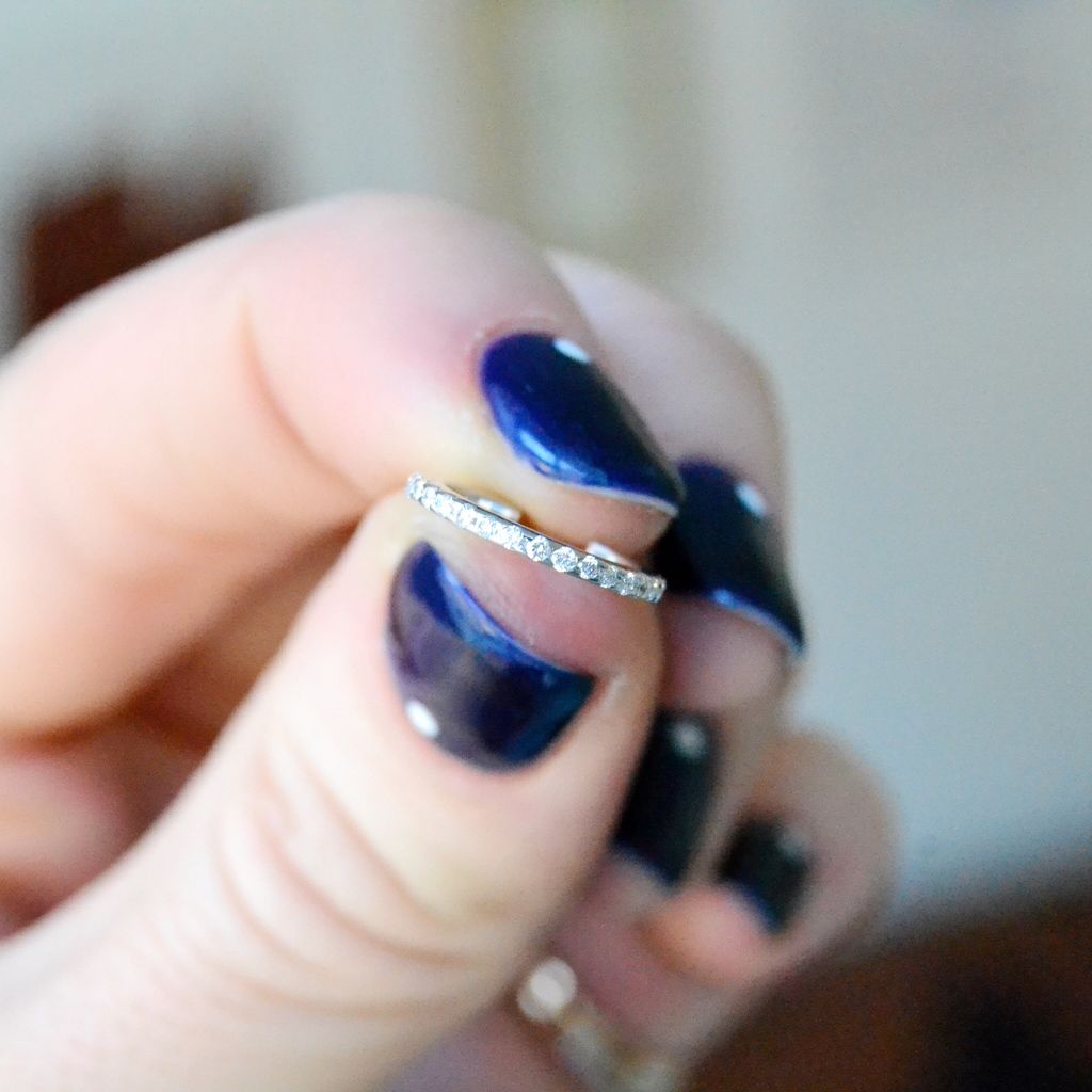 Maja 14K Gold Ear Cuff w. Diamonds