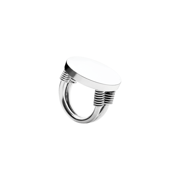 Double Dolly Ring Silver