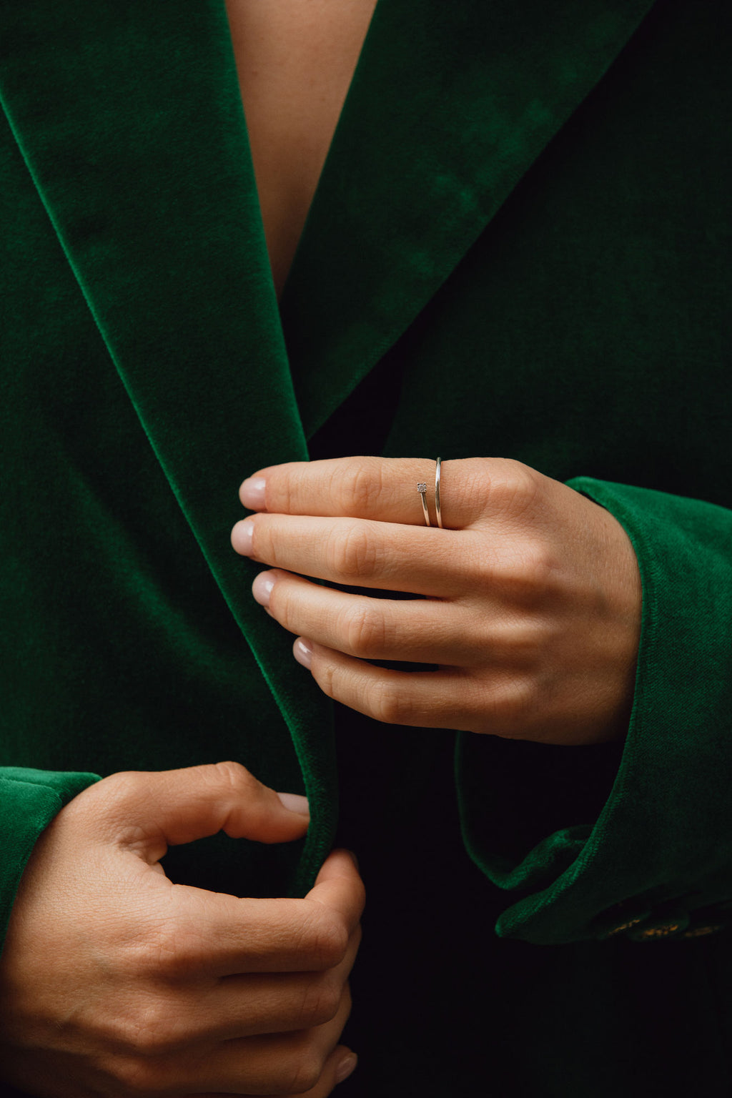 Dream Ring aus 18K Weißgold I Labor-Diamanten