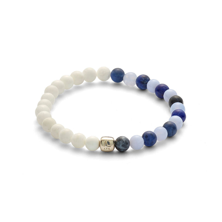 Color Up Dubai (6mm) Armband aus Silber I Achat