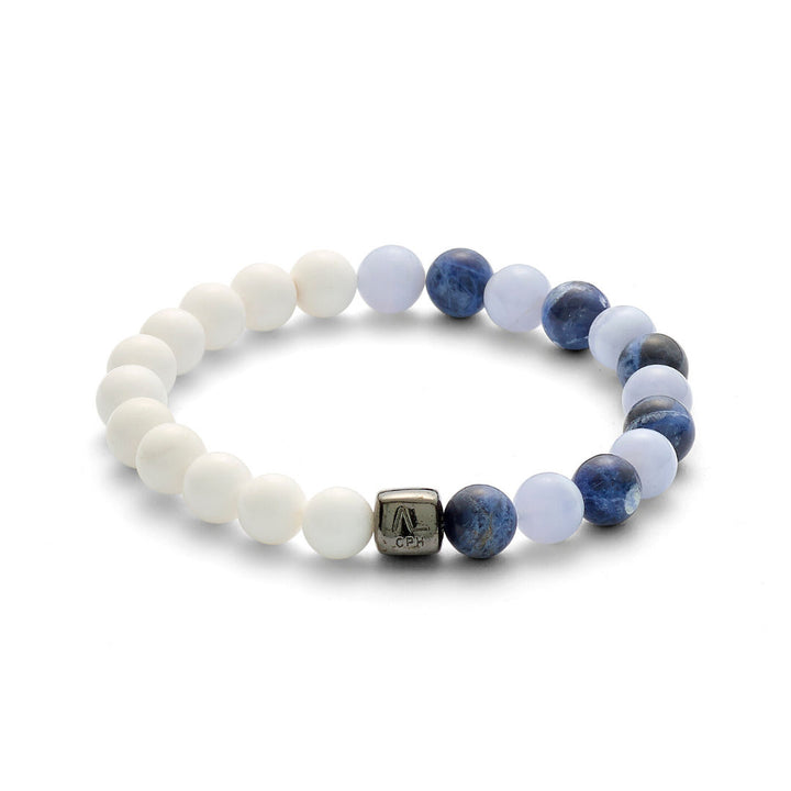ColorUp Dubai (8mm) Silver Bracelet w. Agate