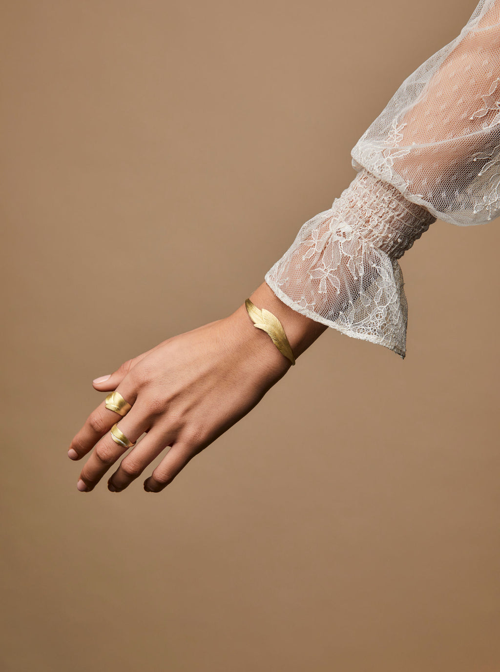 Large Aura 18K Gold Ring