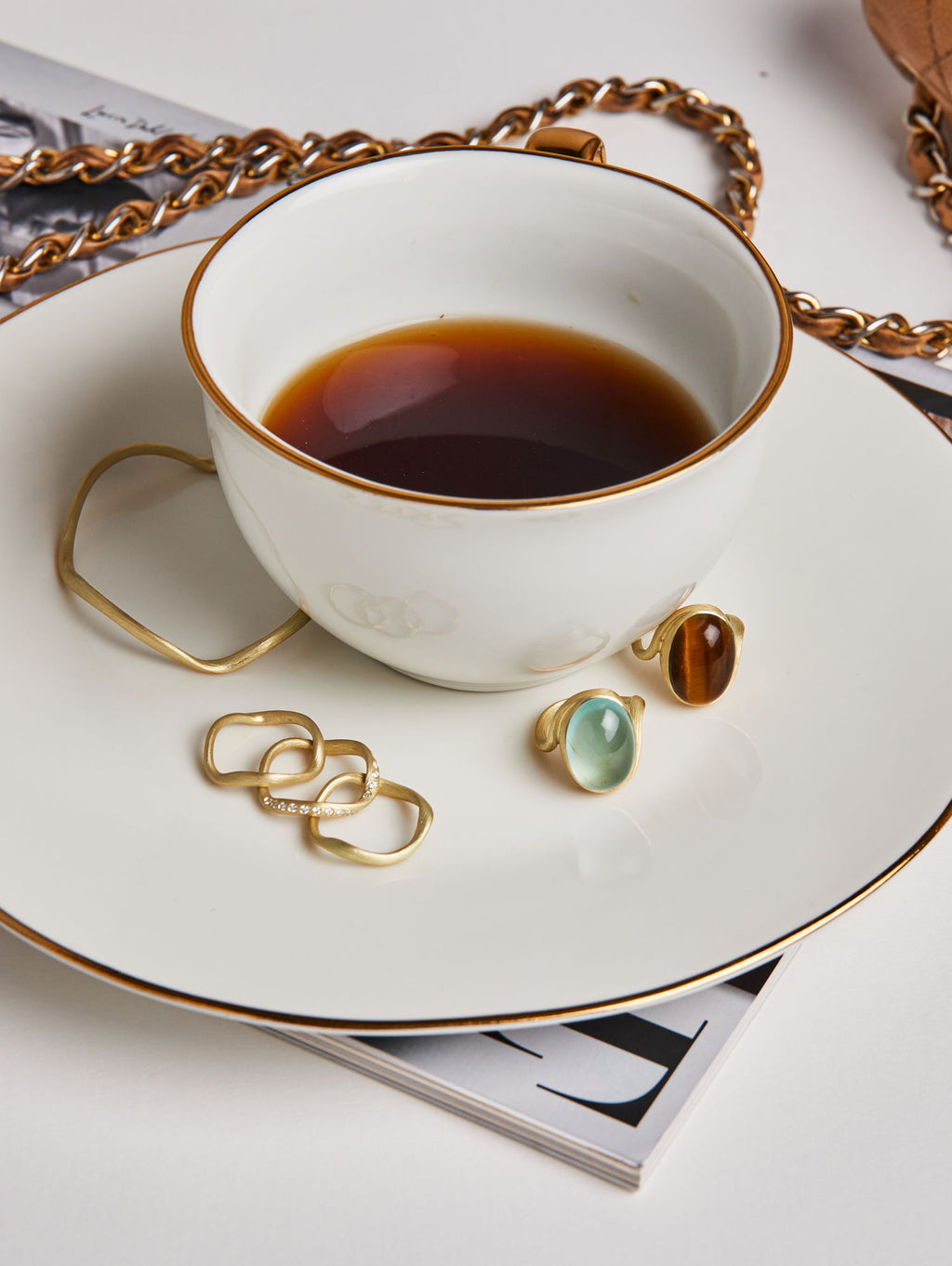 Vega 18K Guld Ring m. Tigerøje