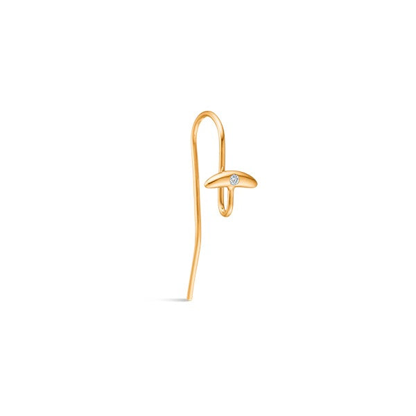 Nord 18K Gold Earring w. Diamond