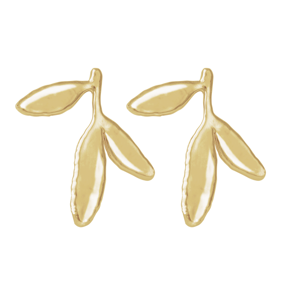 ALMAS Gold Plated Earrings