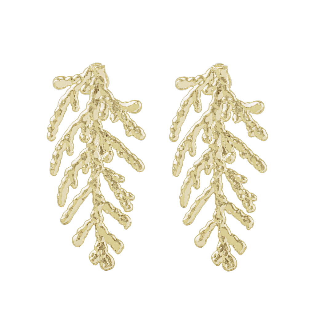 TURVO Gold Plated Earrings