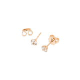 Essential Ease 18K Gold or Rosegold Studs w. Sapphires