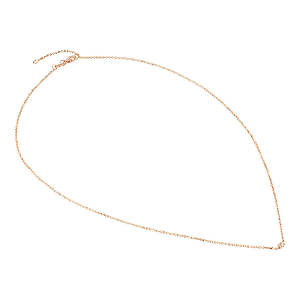 Essential Joy 18K Rosaguld Halskæde m. Safir