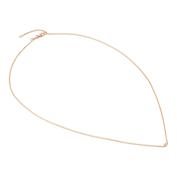 Essential Joy 18K Rosegold Necklace w. Sapphire