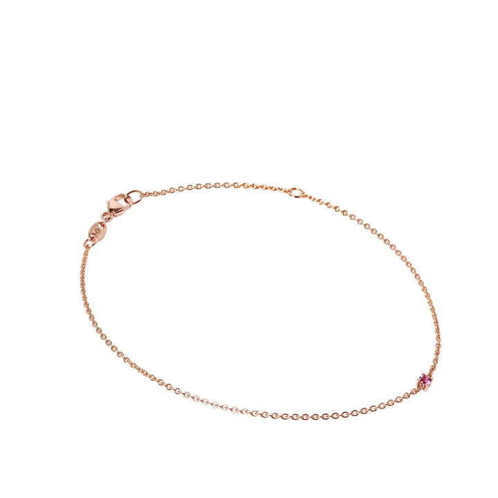 Essential Treat 18K Rosaguld Armbånd m. Safirer