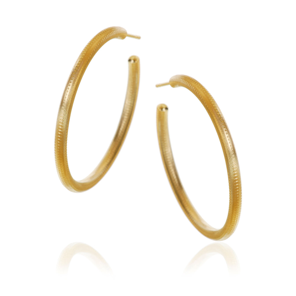 Große Esme Hoops aus 18K Gold oder Silber