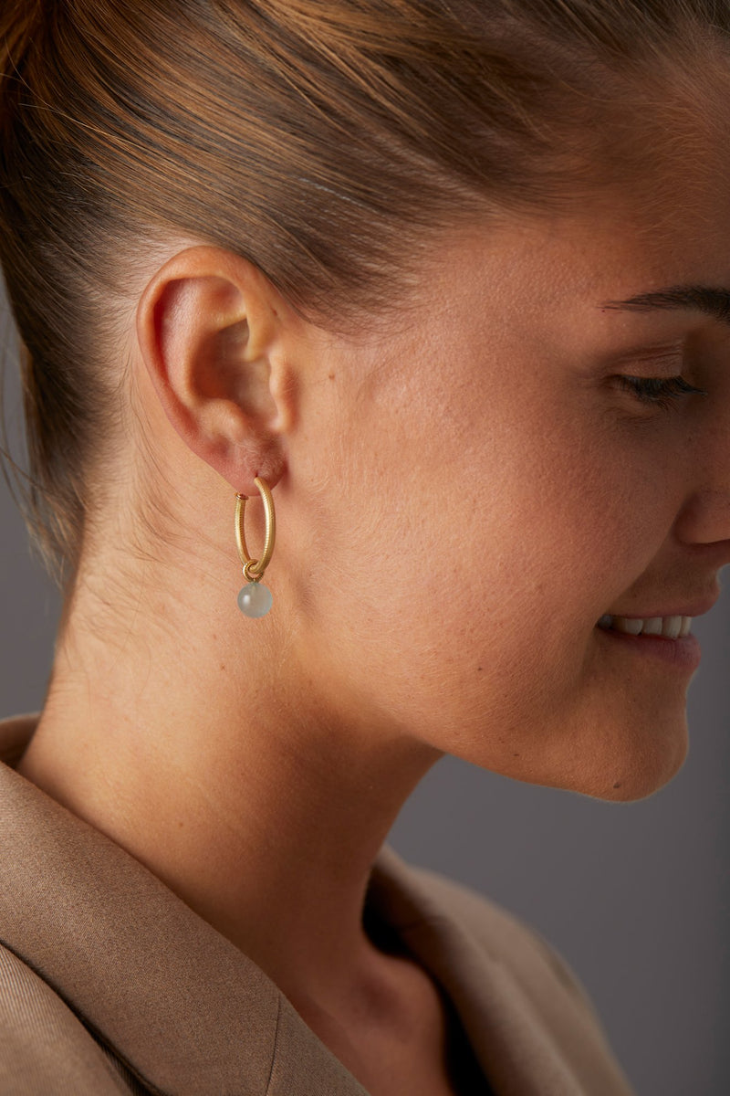 Small Esme 18K Gold or Silver Hoops