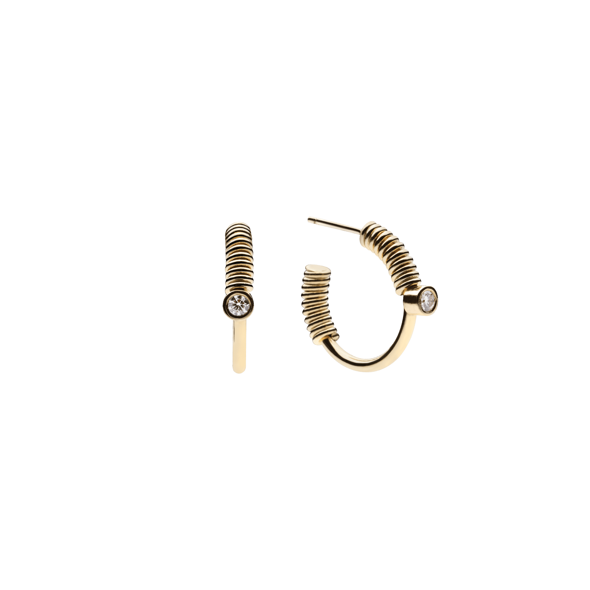 Edie Hoops Gold