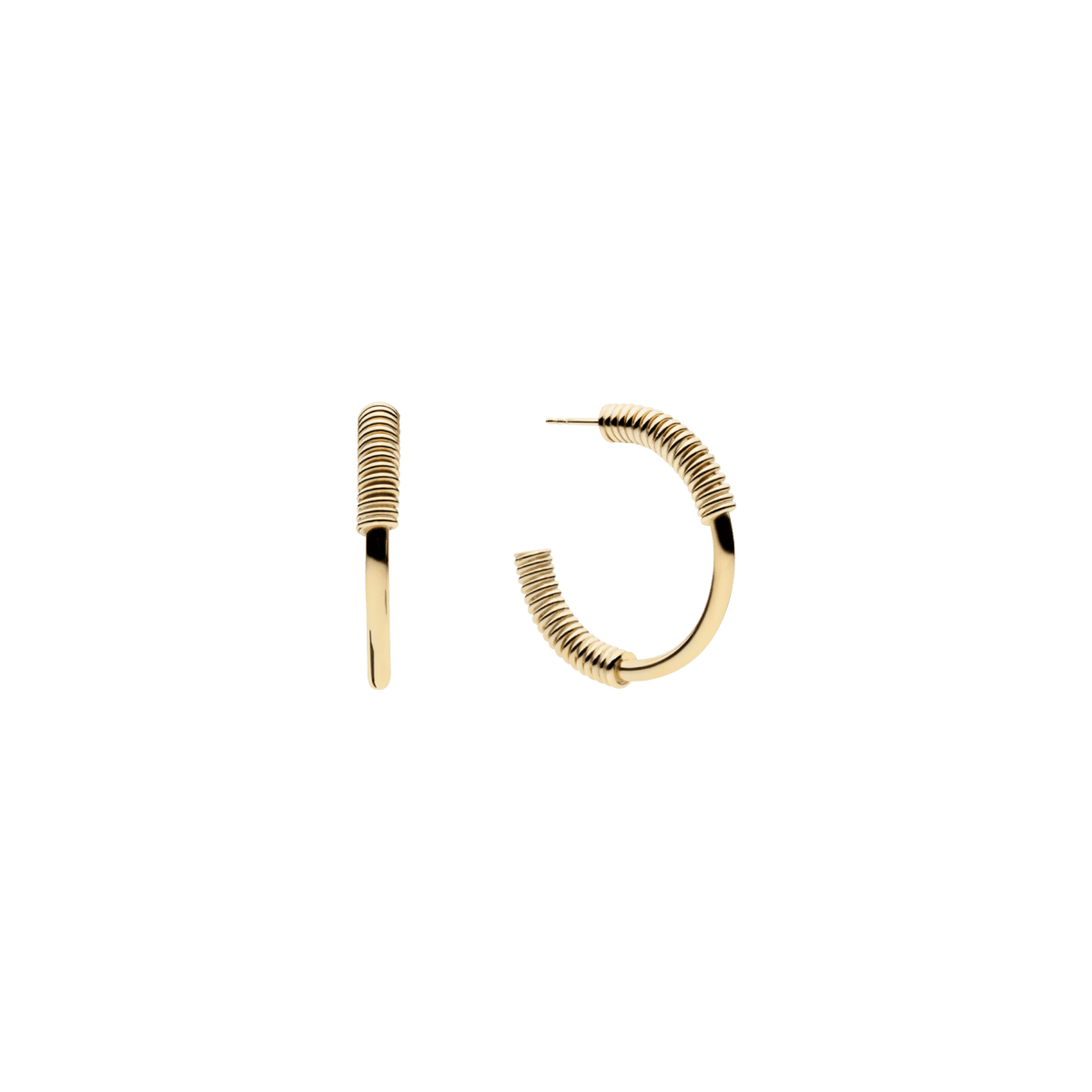 Edie Hoops Gold Plated