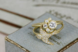 Belle de Jour 18K Gold Ring w. Diamond