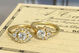 Belle de Nuit 18K Gold Ring w. Diamond