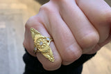 Dryade 18K Gold Ring w. Diamond