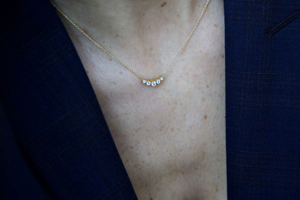Stella Goldkette aus 18K I Diamant