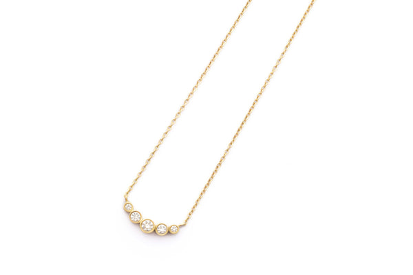 Stella 18K Gold Necklace w. Diamond
