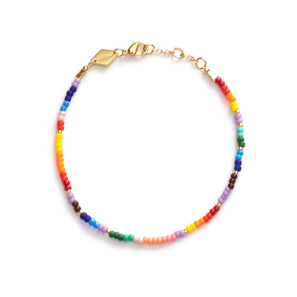 Eldorado Gold Plated Bracelet w. Mixed coloured Beads