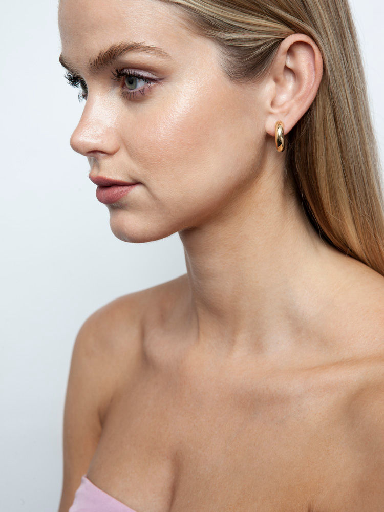 Absolute Big 18K Gold Creoles