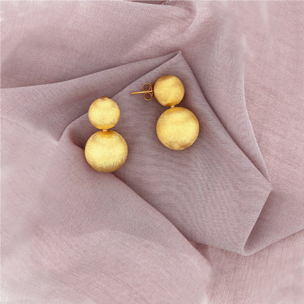 Handcrafted Gold Plated Earrings