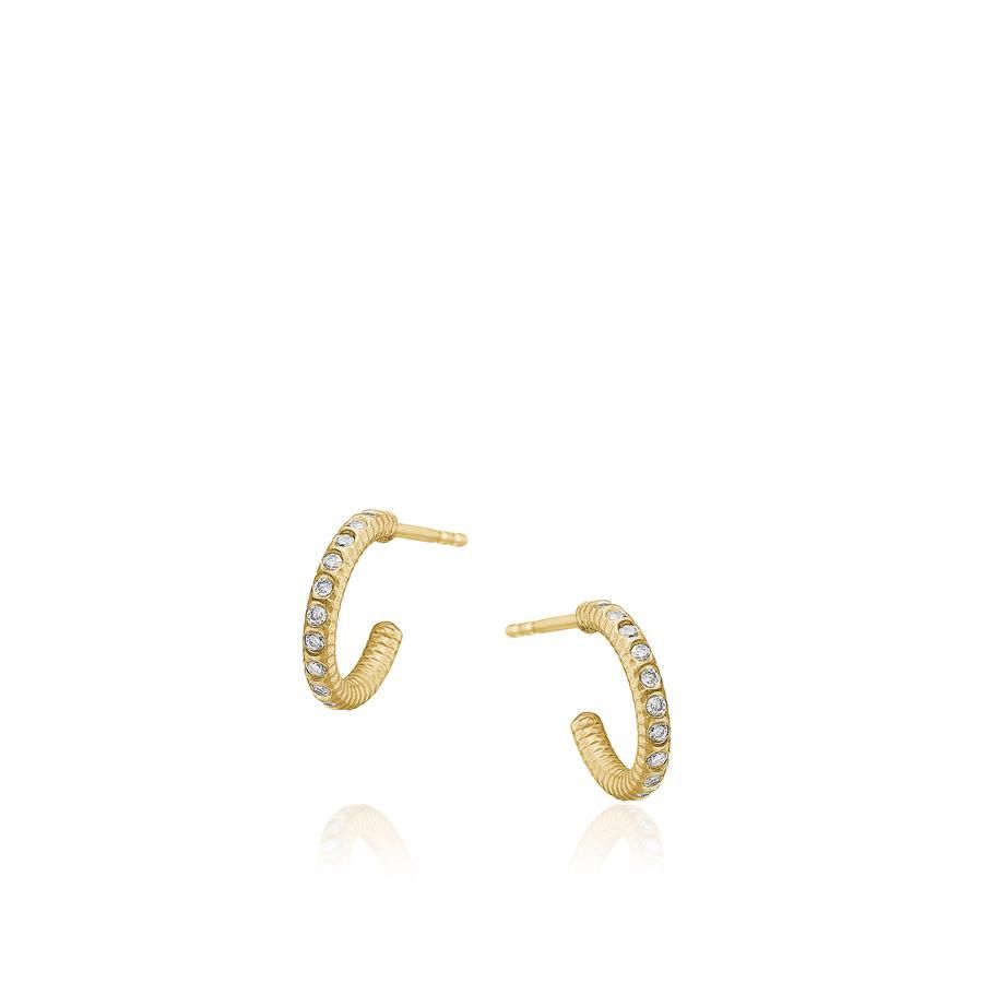 Mini Esme Galaxy Hoops aus 18K Gold I Diamanten