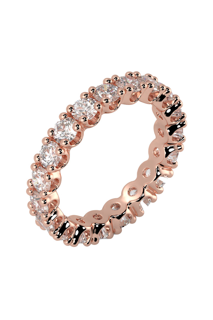 Eternity Band Ring I 18K Rosegold I Labor-Diamanten I 0.10 Kt.