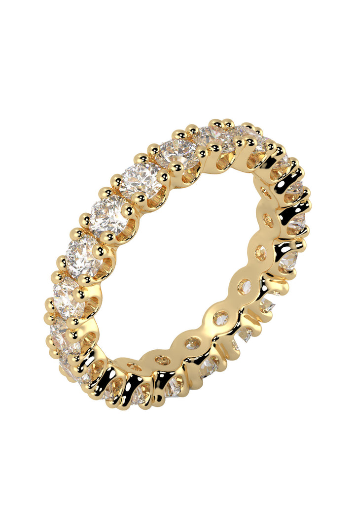 Eternity Band Goldring I 18K I Labor-Diamanten I 0.10 Kt.