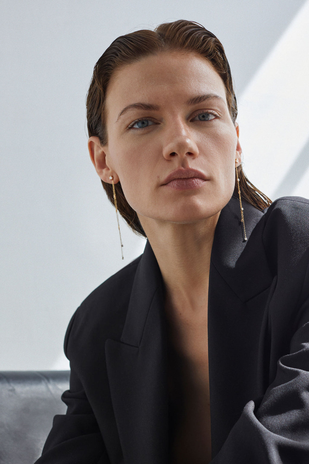 Adjustable Drops 18K Guld Vedhæng m. Lab-Grown Diamanter