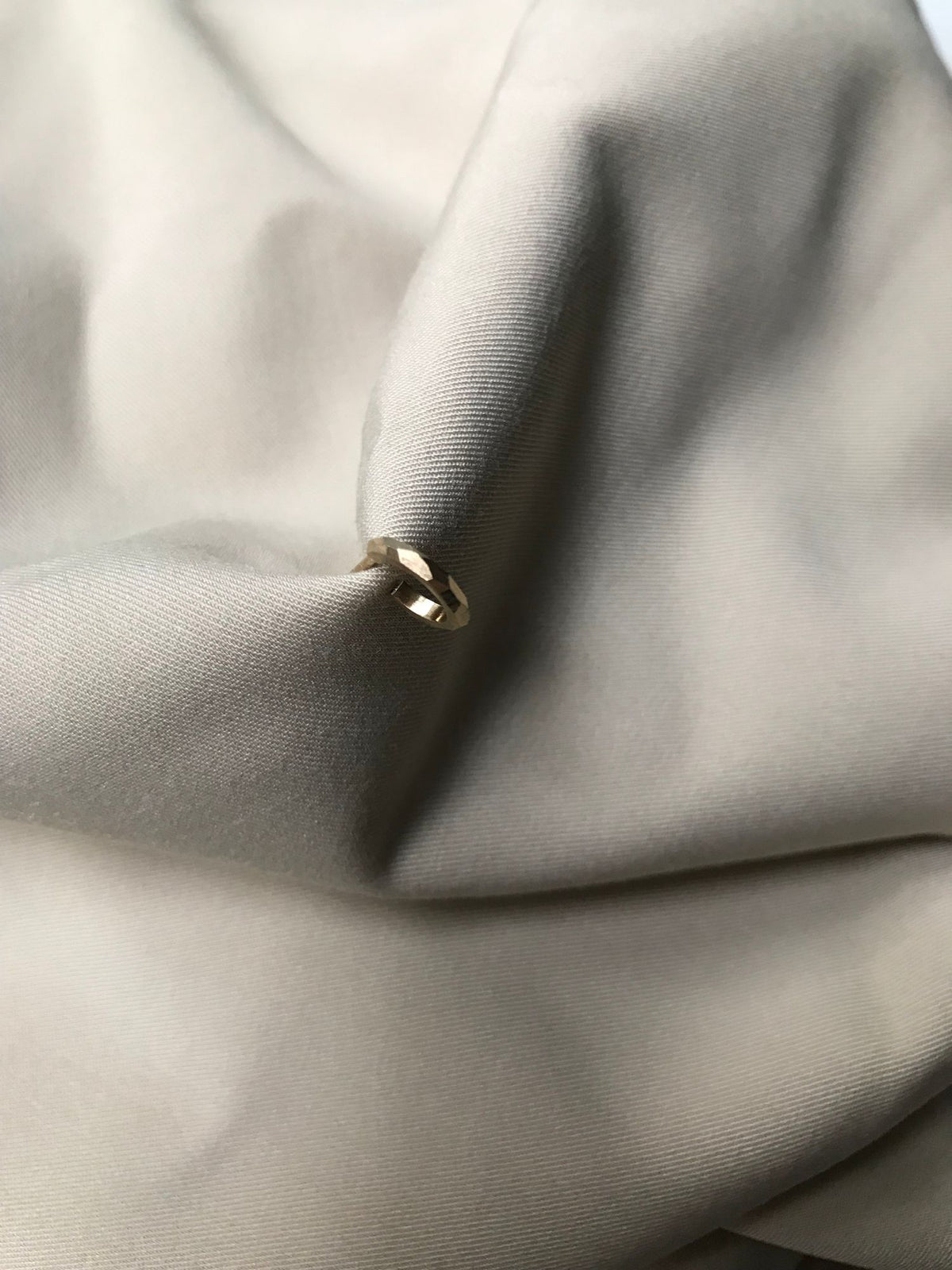 FACET Hoop 8K Gold Hoop