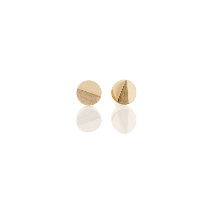 FACET U / Arrow 14K Gold Stud