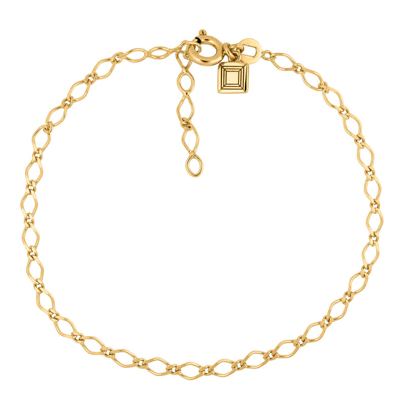 Wave 18K Gold Plated Bracelet