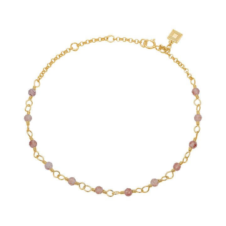 Reef 18K Gold Plated Bracelet w. Quartz