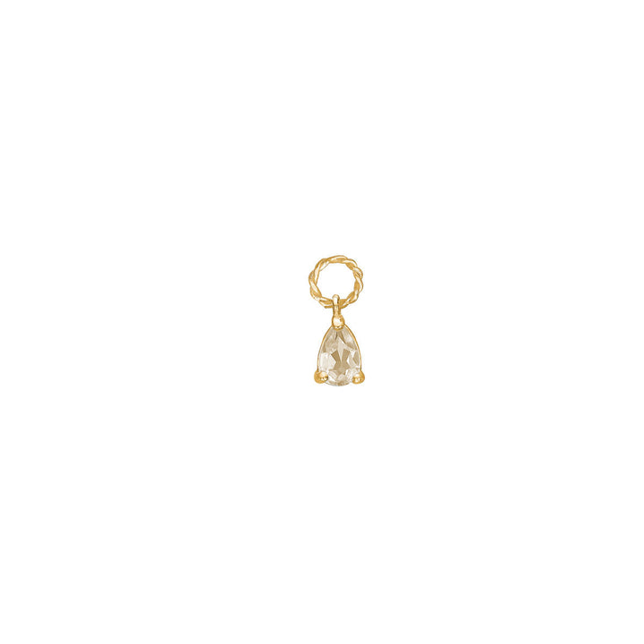 Olalla 18K Gold Plated Pendant w. Quartz