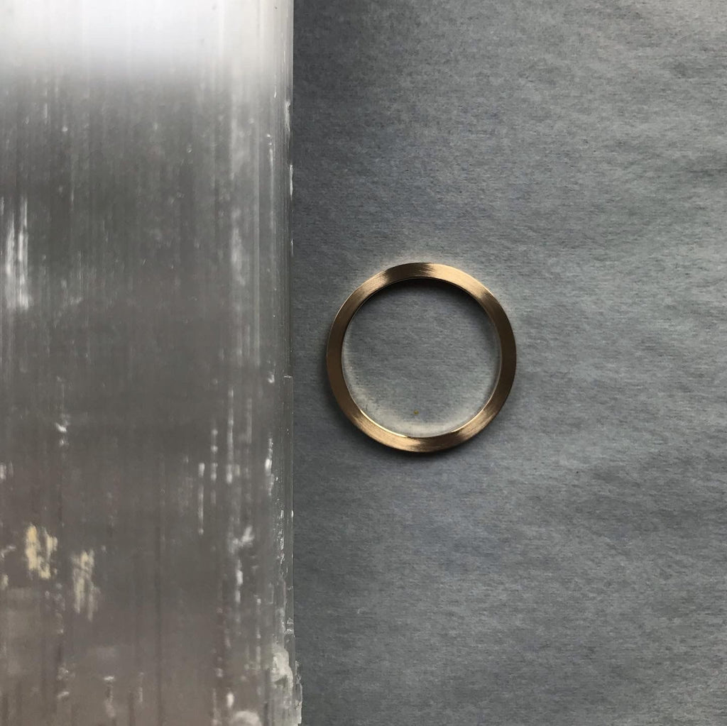 MOON Phases 14K Gold Ring w. Diamonds