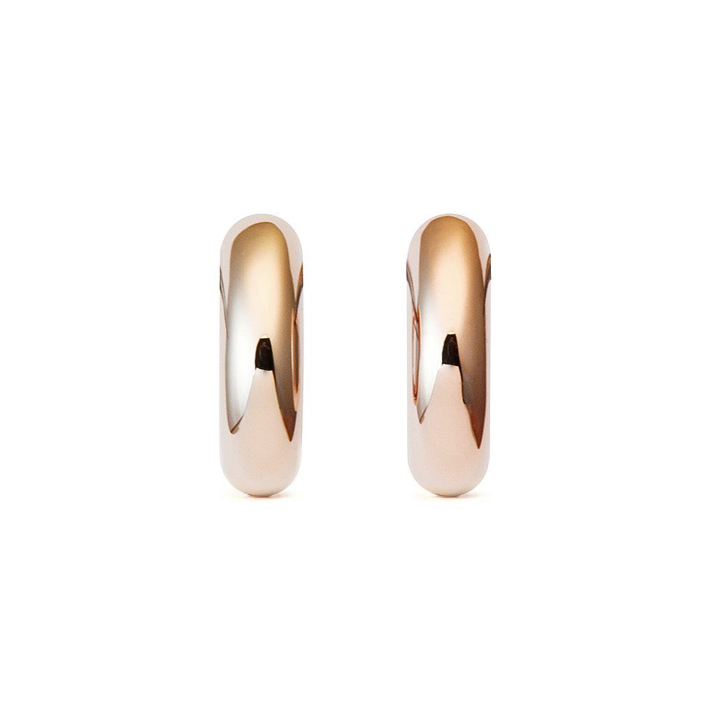 Absolute Big 18K Rosegold Creoles