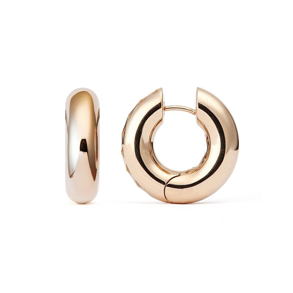 Absolutely Fat 18K Rosegold Creolen