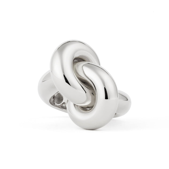 Legacy Knot Big 18K Whitegold Ring