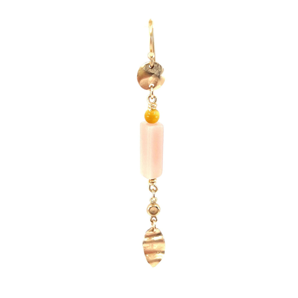 Florentina 14K Goldfilled Ear Hook w. Opal & Tiger's Eye