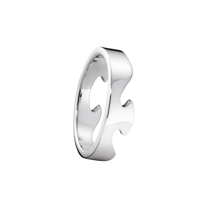 Fusion End 18K Hvidguld Ring