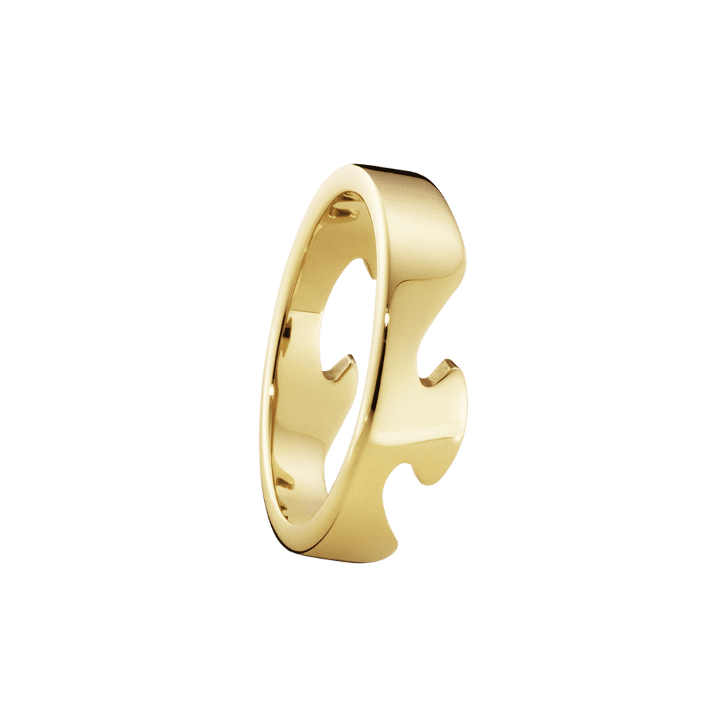 Fusion End Goldring aus 18K
