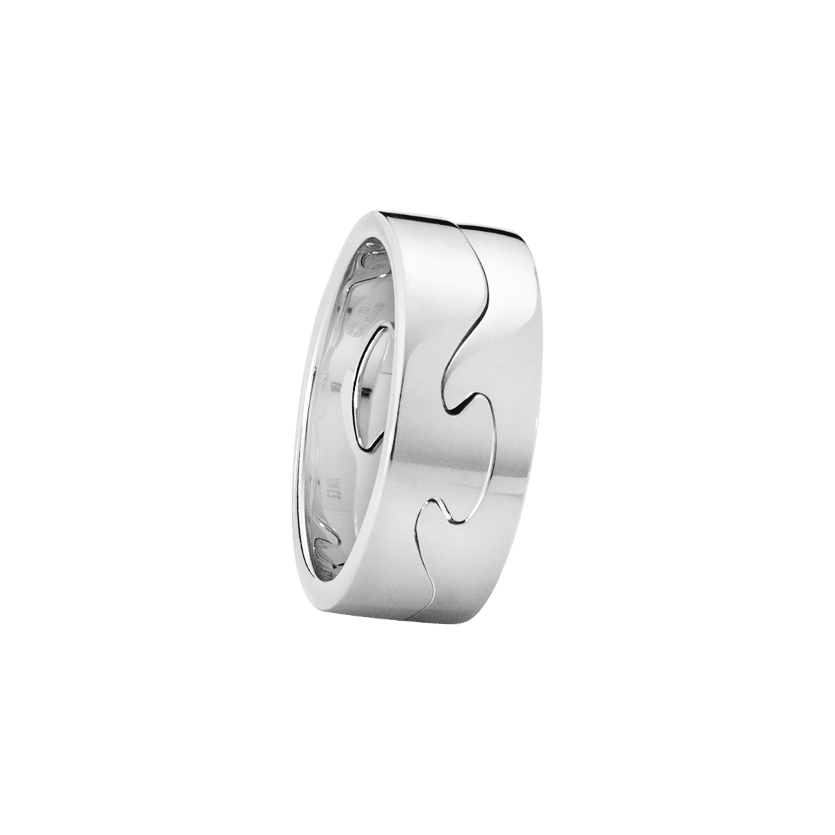 Fusion 18k Weißgoldenringe
