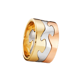 Fusion 18K Ring aus Rosegold, Gold & Weißgold
