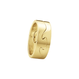Fusion End 18K Gold Rings
