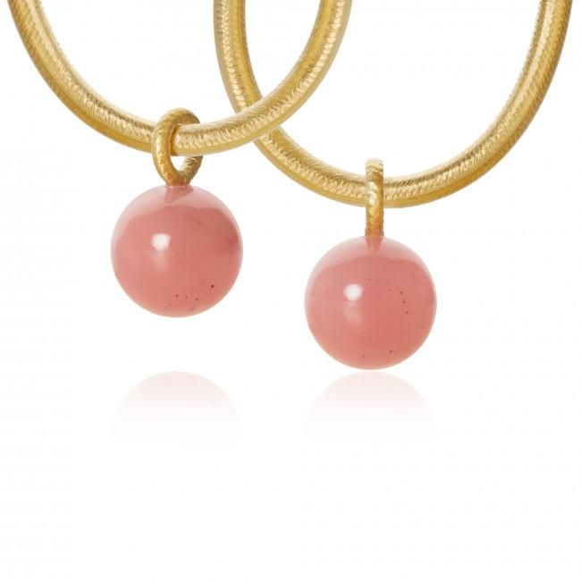 Globe Anhänger aus 18K Gelbgold I Quartz